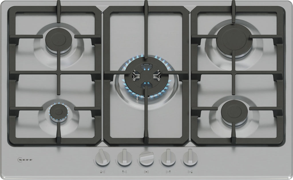 Neff N70 T27GKQ8N0 75cm Gas Hob - Stainless Steel