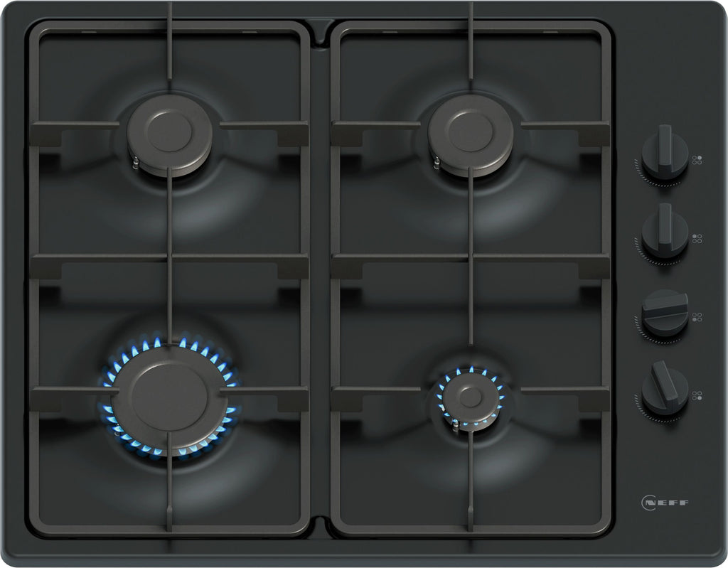 Neff N30 T26BKP6S0 58cm Gas Hob - Black