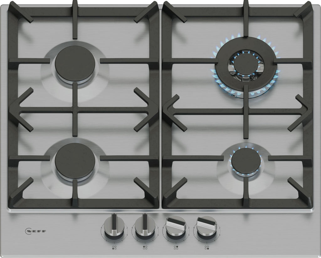 Neff N70 T26CIH8N0 58cm Gas Hob - Stainless Steel