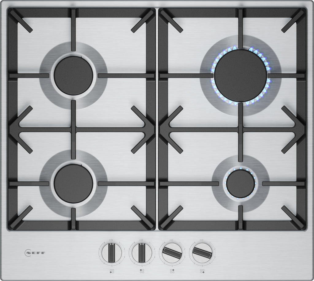 Neff N70 T26CIP8N0 58cm Gas Hob - Stainless Steel