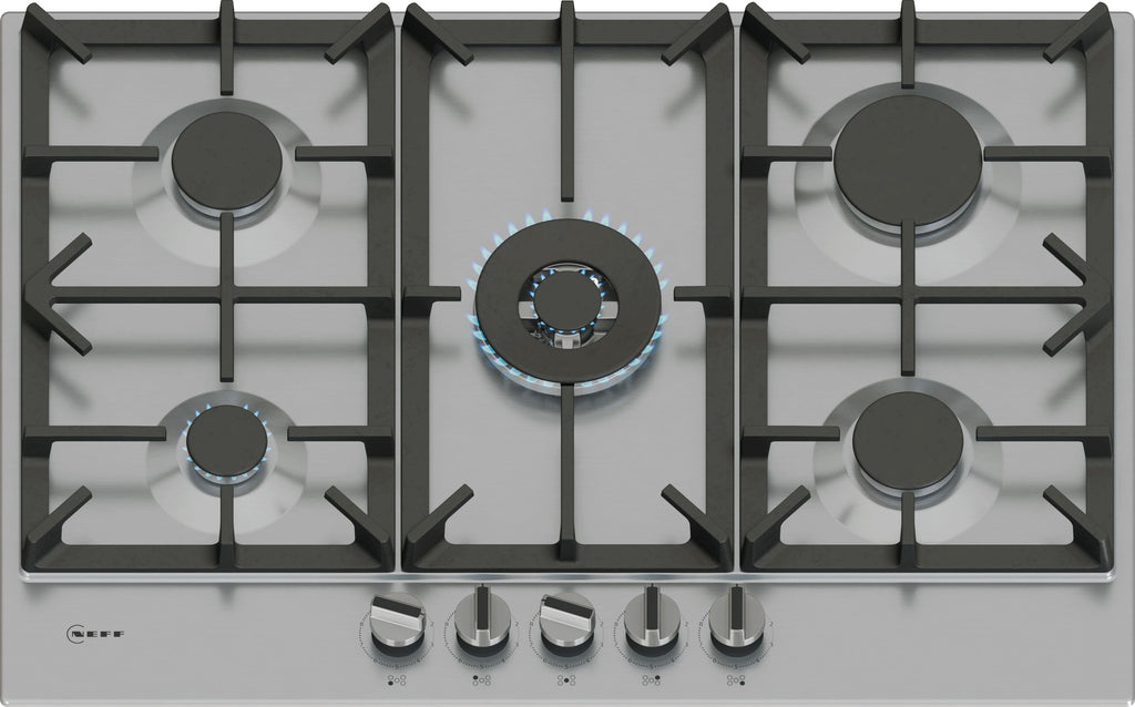 Neff N70 T27CIQ8N0 75cm Gas Hob - Stainless Steel