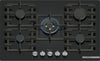 Bosch Series 6 PPQ7A6I40 75cm Gas Hob - Black Glass