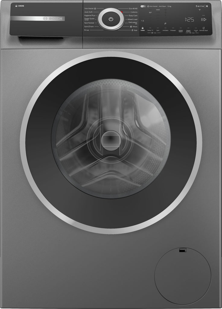 Bosch WGH254ARGB Series 6 i-DOS 10Kg Washing machine with 1400 rpm - Graphite - A Rated