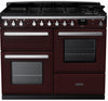 Rangemaster ESDLO110DFPBOR/CM1 Estel Deluxe OC 110cm Dual Fuel Range Cooker - Bordeaux/Chrome Trim