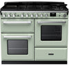Rangemaster ESDLO110DFPMNT/CM1 Estel Deluxe OC 110cm Dual Fuel Range Cooker - Mint/Chrome Trim