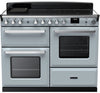 Rangemaster ESDLO110EIPMSB/CM1 Estel Deluxe OC 110cm Induction Range Cooker - Misty Blue/Chrome Trim
