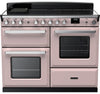 Rangemaster ESDLO110EIPPPK/CM1 Estel Deluxe OC 110cm Induction Range Cooker - Pale Pink/Chrome Trim