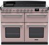 Rangemaster ESDLB110EIPPPK/CM1 Estel Deluxe BC 110cm Induction Range Cooker - Pale Pink/Chrome Trim