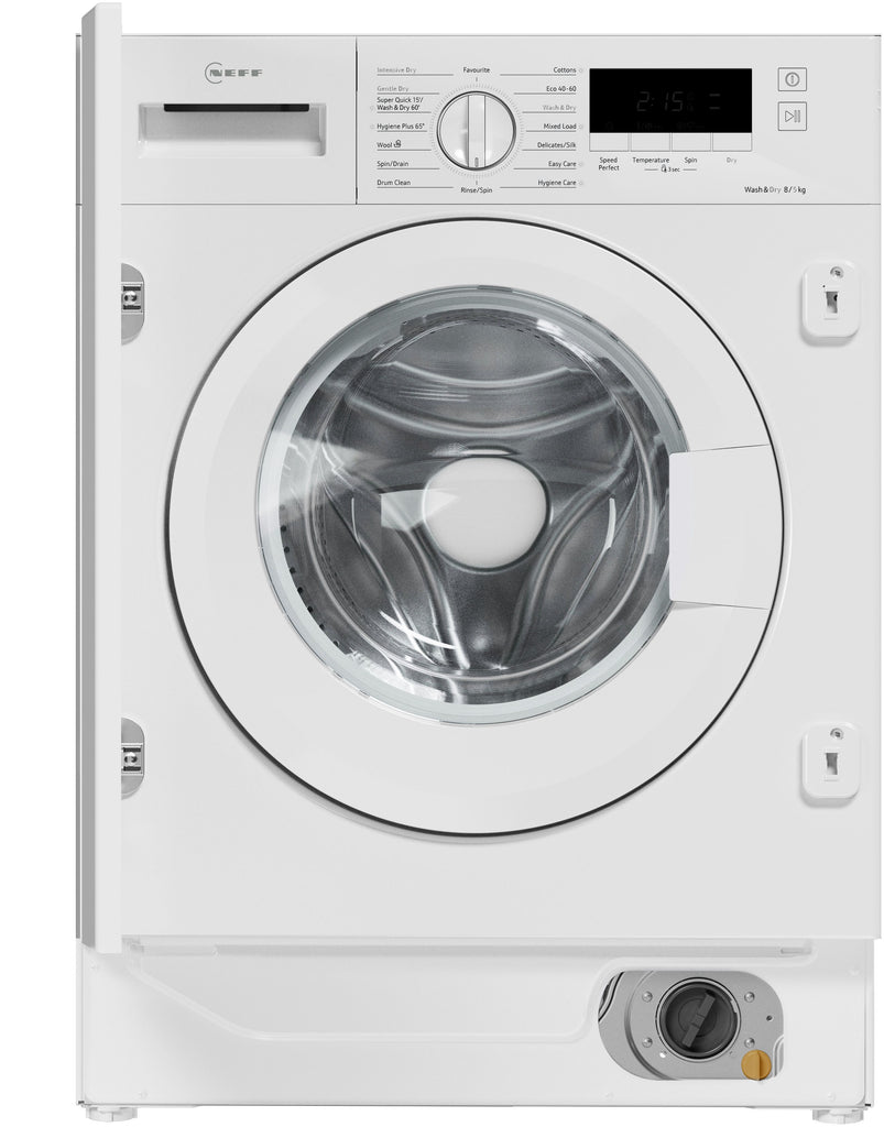 Neff V8340X0GB 8Kg / 5Kg Integrated Washer Dryer 1400rpm - White - E Rated