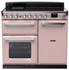 Rangemaster ESDL100EIPPPK/CM1 Estel Deluxe 100cm Induction Range Cooker - Pale Pink/Chrome Trim