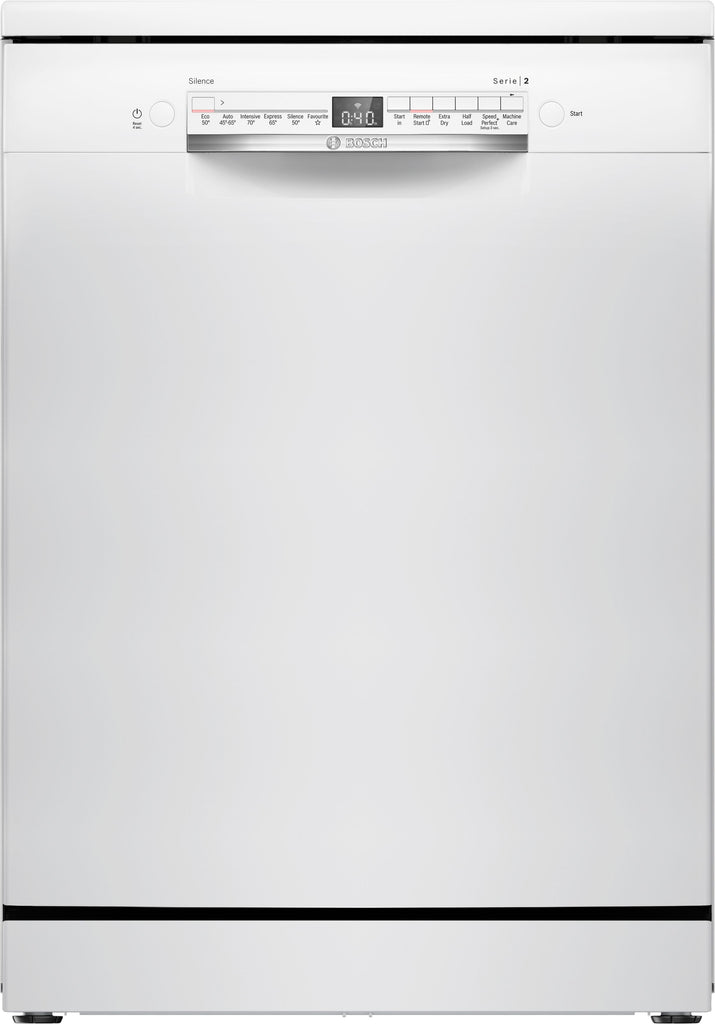 Bosch SMS2HVW06G Series 2 Standard Dishwasher - White - C Rated