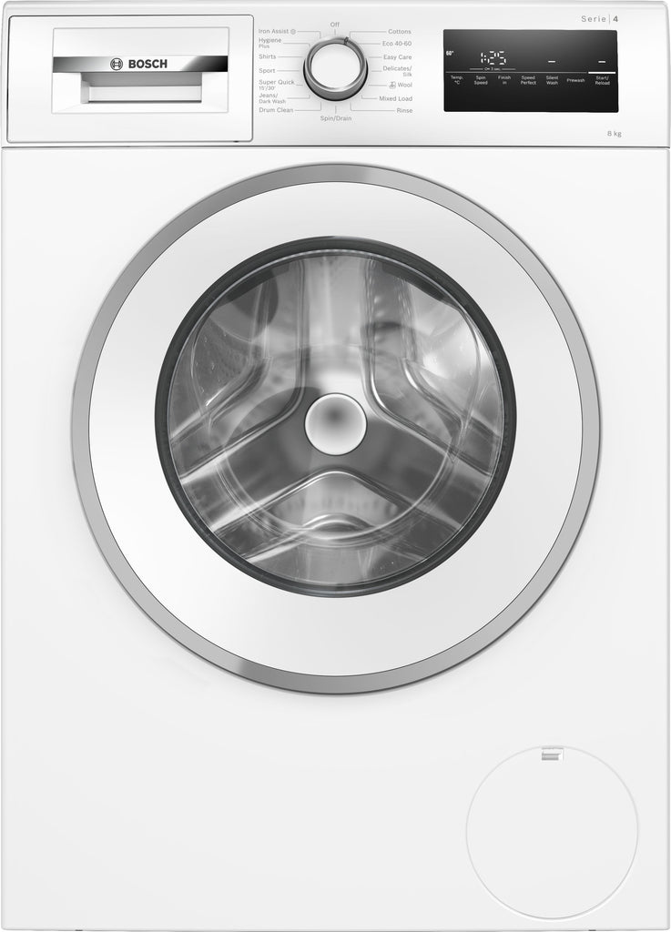 Bosch Series 4 WAN28254GB 8Kg Washing Machine with 1400 rpm - White - A Rated