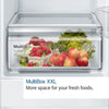 Bosch KGN27NLEAG 55cm Frost Free Fridge Freezer - Silver - E Rated