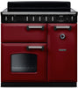 Rangemaster CL90EIPBOR/CM1 Classic 90cm Induction Range Cooker - Bordeaux/Chrome Trim
