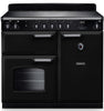 Rangemaster CL100EIPGBL/CM1 Classic 100cm Induction Range Cooker - Gloss Black/Chrome Trim