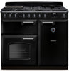 Rangemaster CLDL100DFPGBL/CM1 Classic Deluxe 100cm Dual Fuel Range Cooker - Gloss Black/Chrome Trim