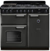 Rangemaster CLDL100DFPSLT/CM1 Classic Deluxe 100cm Dual Fuel Range Cooker - Slate/Chrome Trim