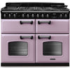 Rangemaster CLDLB110DFPHTH/CM1 Classic Deluxe BC 110cm Dual Fuel Range Cooker - Heather/Chrome Trim