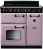 Rangemaster CLDL90EIPHTH/CM1 Classic Deluxe 90cm Induction Range Cooker - Heather/Chrome Trim