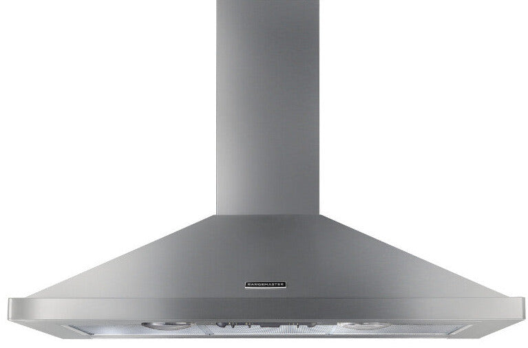 Rangemaster RHDC90SS/C 90cm Chimney Hood Stainless Steel /Chrome Badge