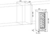 Rangemaster RWC3018BL/ 30cm Wine Cooler - Black