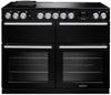 Rangemaster NEXB110EIPGBL/CM1 Nexus Deluxe BC 110cm Electric Range Cooker with Induction Hob - Gloss Black