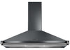 Rangemaster RCLAHDC90SL/C Classic 90cm Chimney Hood - Slate/Chrome Rail