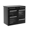 Belling Cookcentre 100E 100cm Electric Range Cooker with Ceramic Hob - Black