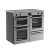 Belling Cookcentre 100Ei 100cm Electric Range Cooker with Induction Hob - Stainless Steel