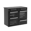 Belling Cookcentre 110E 110cm Electric Range Cooker with Ceramic Hob - Black