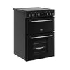 Belling Farmhouse 60E 60cm Electric Cooker with Ceramic Hob - Black
