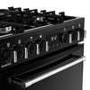 Belling Farmhouse 60DF 60cm Dual Fuel Cooker - Black