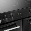 Belling Farmhouse 90E 90cm Electric Range Cooker with Ceramic Hob - Black