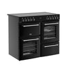 Belling Farmhouse 100E 100cm Electric Range Cooker with Ceramic Hob - Black