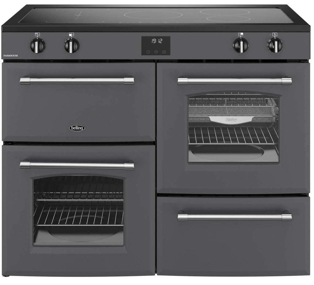 Belling Farmhouse 110Ei 110cm Electric Range Cooker with Induction Hob - Anthracite