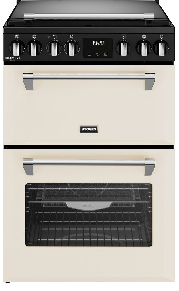 Stoves Richmond Deluxe 60DF 60cm Dual Fuel Cooker - Cream