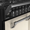 Stoves Richmond 100DF 100cm Dual Fuel Range Cooker - Cream
