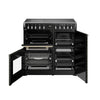 Stoves Richmond Deluxe 90Ei RTY 90cm Electric Range Cooker with Induction Hob - Cream