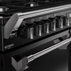 Stoves Richmond Deluxe 110DF 110cm Dual Fuel Range Cooker - Black