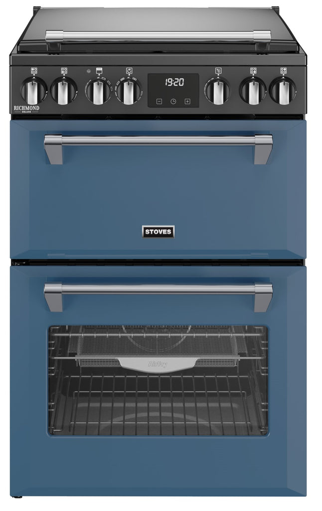 Stoves Richmond Deluxe 60DF 60cm Dual Fuel Cooker - Twilight Blue