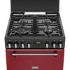 Stoves Richmond Deluxe 60DF 60cm Dual Fuel Cooker - Garnet Red