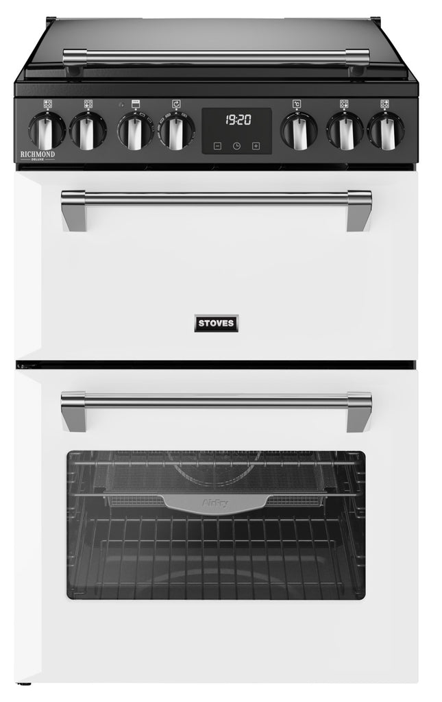 Stoves Richmond Deluxe 60Ei RTY 60cm Electric Cooker with Induction Hob - Ice White