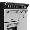 Stoves Richmond Deluxe 90DF 90cm Dual Fuel Range Cooker - Ice White