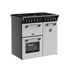 Stoves Richmond Deluxe 90DF 90cm Dual Fuel Range Cooker - Ice White