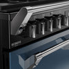 Stoves Richmond Deluxe 90DF 90cm Dual Fuel Range Cooker - Twilight Blue
