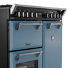 Stoves Richmond Deluxe 90DF 90cm Dual Fuel Range Cooker - Twilight Blue