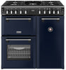 Stoves Richmond Deluxe 90DF 90cm Dual Fuel Range Cooker - Midnight Blue