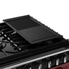 Stoves Richmond Deluxe 90DF 90cm Dual Fuel Range Cooker - Garnet Red