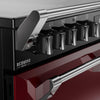 Stoves Richmond Deluxe 90Ei RTY 90cm Electric Range Cooker with Induction Hob - Garnet Red
