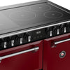 Stoves Richmond Deluxe 90Ei RTY 90cm Electric Range Cooker with Induction Hob - Garnet Red